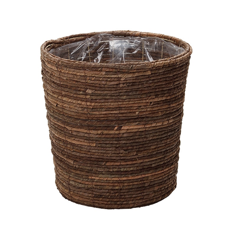 ヒルトップ 鉢カバー バナナリーフ 10号懸崖鉢 KG10A 1個(ご注文単位1個)【直送品】