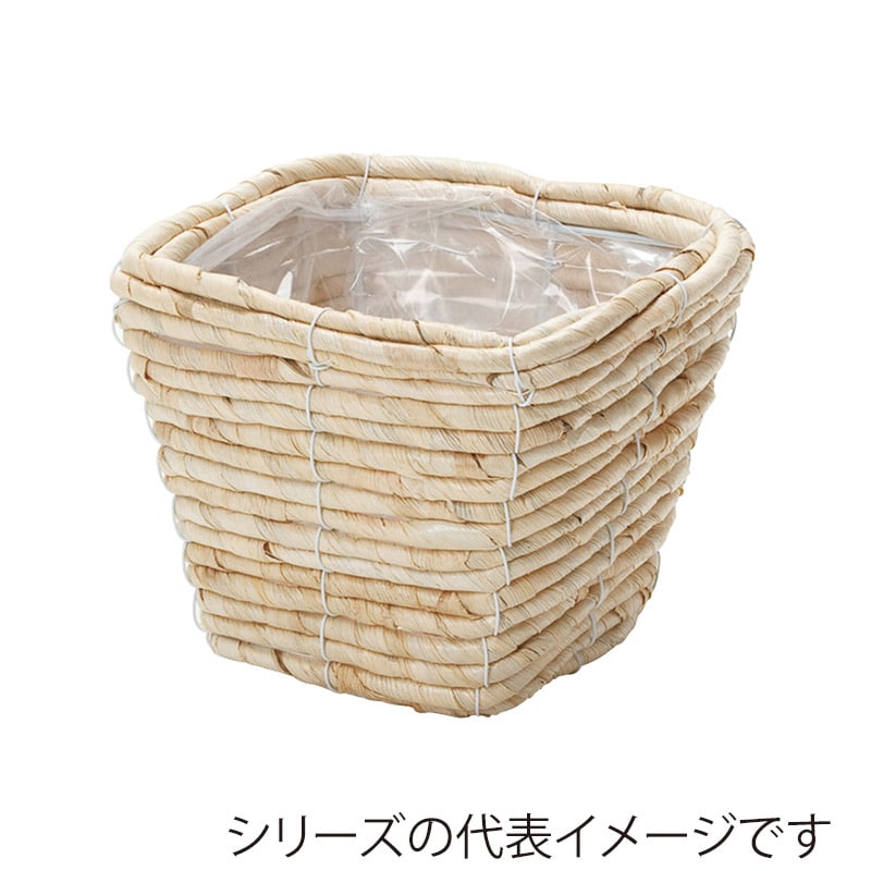 ヒルトップ 鉢カバー メイズ 3号鉢角型 FT30 1個(ご注文単位10個)【直送品】