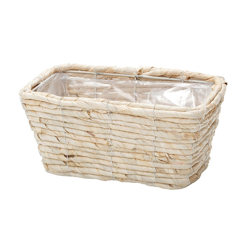 ヒルトップ 鉢カバー メイズ 3.5号連鉢角型 FT352 1個(ご注文単位10個)【直送品】