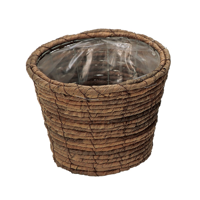 ヒルトップ 鉢カバー バナナリーフ 5号鉢 KG50A 1個(ご注文単位10個)【直送品】