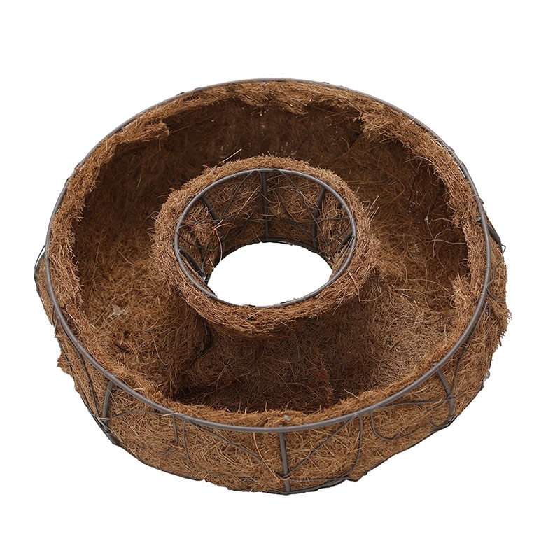 ヒルトップ リースフラワーポット φ30cm QJ03 1個(ご注文単位1個)【直送品】