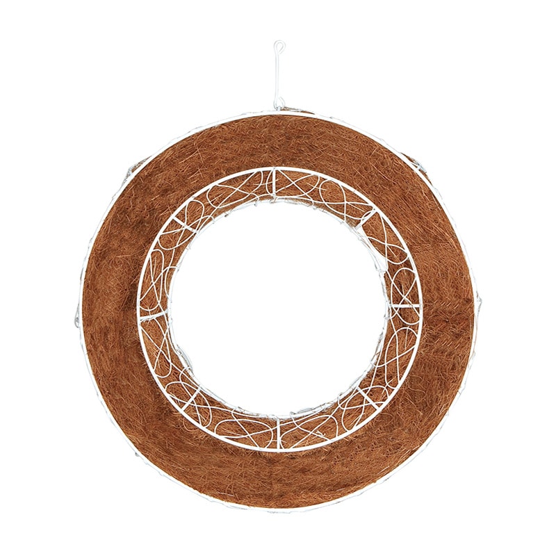 ヒルトップ リースフラワーポット φ34cm　ホワイト QJ33W 1個（ご注文単位1個）【直送品】