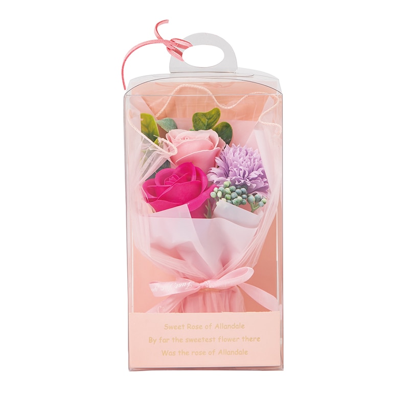 ヒルトップ ソープフラワー　プチブーケ ピンク SM-063 1個（ご注文単位6個）【直送品】