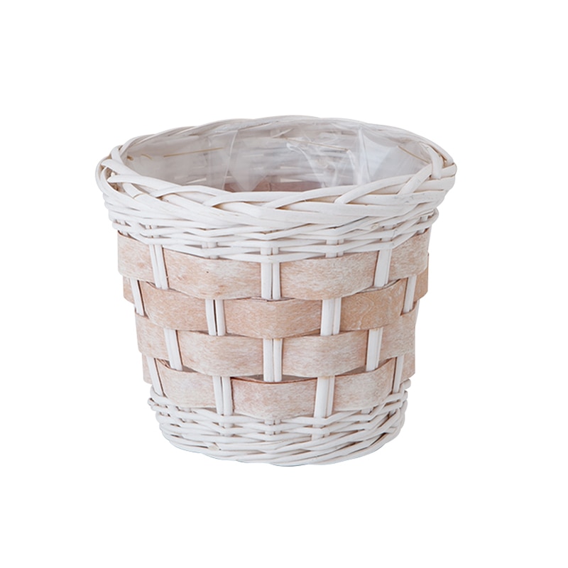 ヒルトップ 鉢カバー スライスウッド 5号鉢 BW50 1個(ご注文単位8個)【直送品】