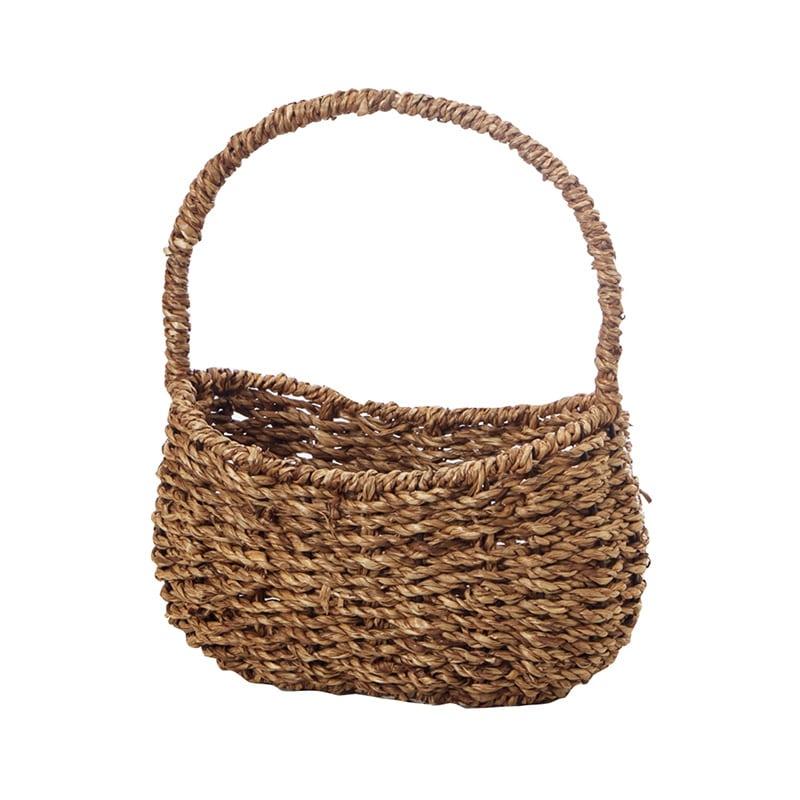 ヒルトップ アレンジ鉢 シーグラス 手付き船型鉢 19×11cm CU19 1個(ご注文単位1個)【直送品】