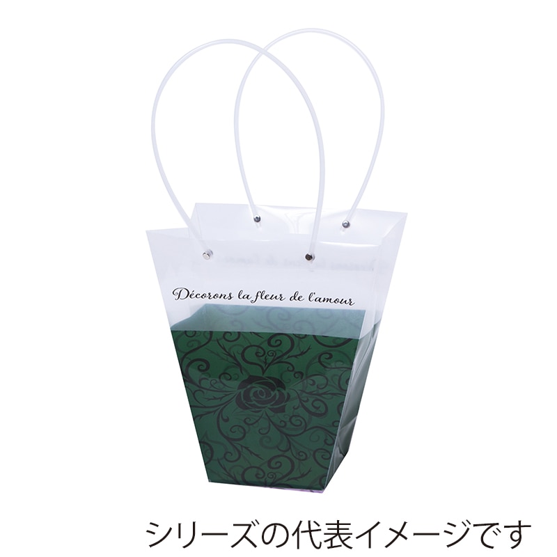 ヒルトップ PPギフトバッグ 4号用　グリーンローズ PB40B 1個（ご注文単位10個）【直送品】