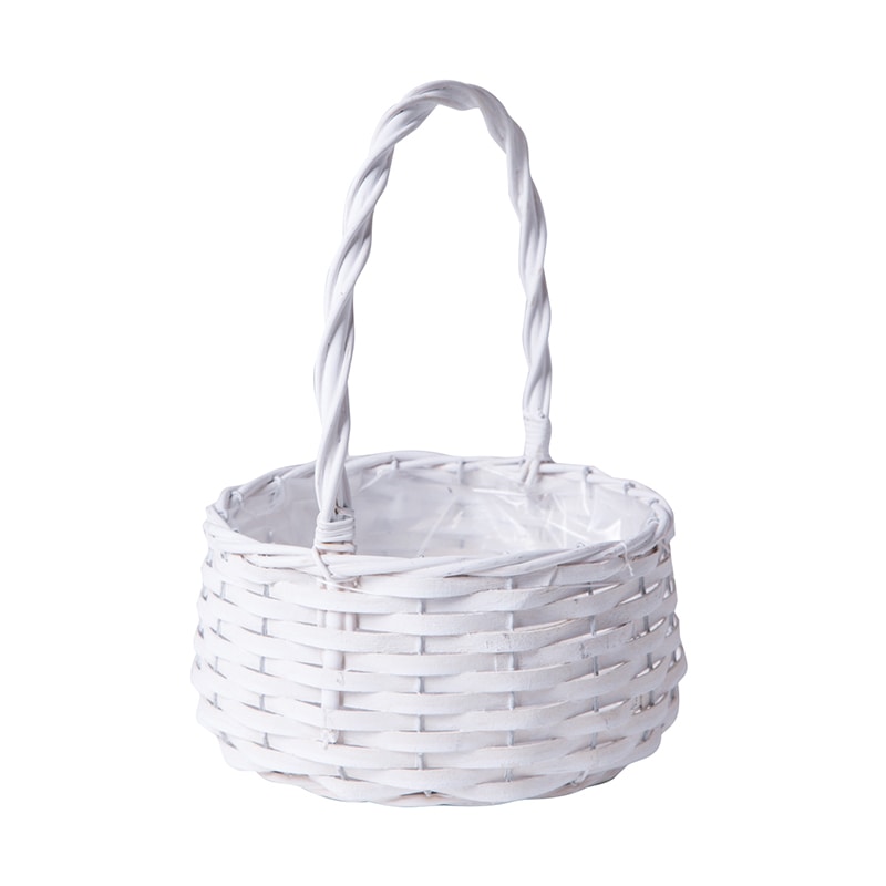 ヒルトップ 手付きアレンジ鉢 スライスウッド&ウィロー φ20cm WB164 1個(ご注文単位1個)【直送品】