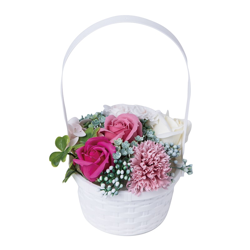 ヒルトップ ソープフラワー　ライトアレンジ ピンク SM-473 1個（ご注文単位6個）【直送品】