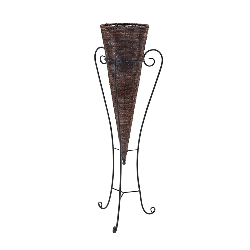 ヒルトップ コーンスタンド 高さ120cm　ブラウン WS120B 1台（ご注文単位1台）【直送品】