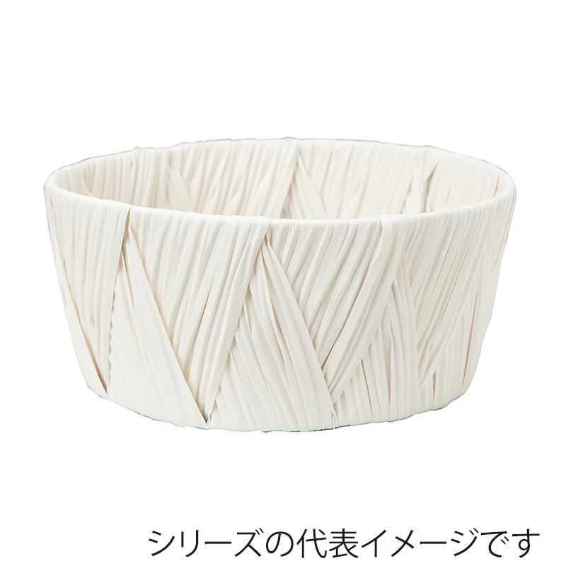 ヒルトップ アレンジ鉢　ポリプロピレン φ28cm　ホワイト AO67W 1個（ご注文単位5個）【直送品】