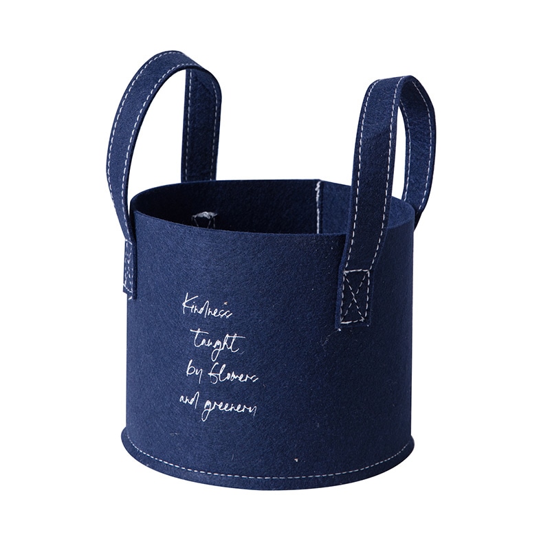 ヒルトップ 鉢カバー フェルトプランター 5号鉢 ネイビー FL50NV 1個(ご注文単位10個)【直送品】