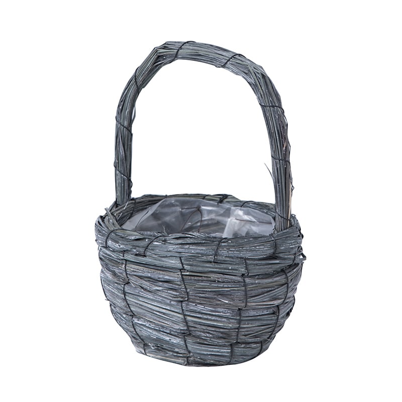 ヒルトップ 手付鉢カバー シーグラス φ13cm GP116 1個(ご注文単位10個)【直送品】