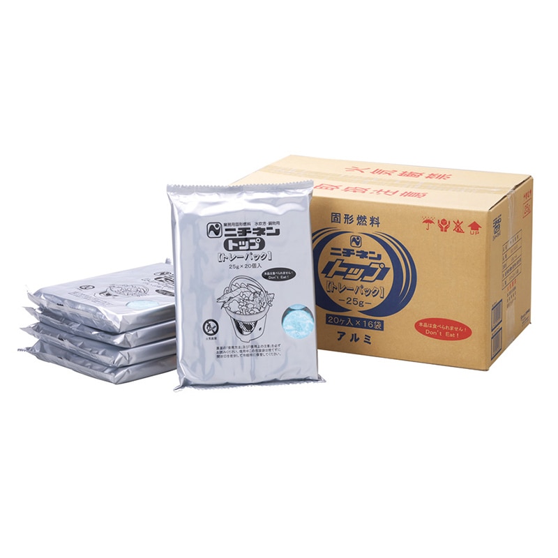 ニチネン 固形燃料 トップトレーパックA 25g 21003 1箱(ご注文単位1箱)【直送品】