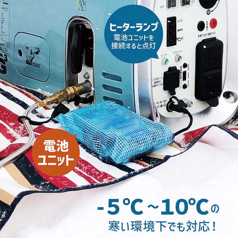 ニチネン 発電機 ジーキュービック クレマ KG-071 170002 1台(ご注文単位1台)【直送品】