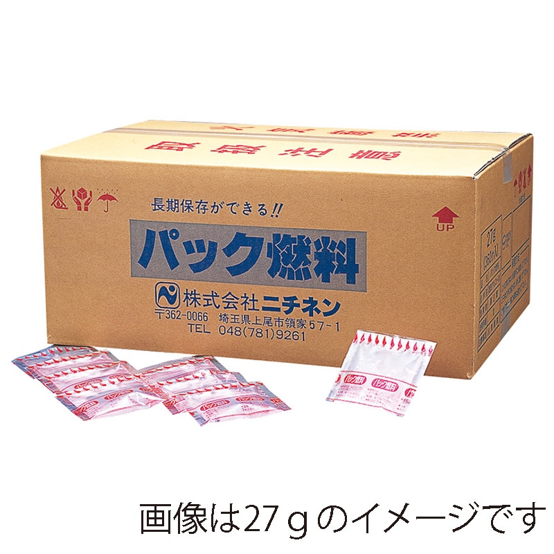 ニチネン パック燃料　四角タイプ 17g 5007 1箱（ご注文単位1箱）【直送品】