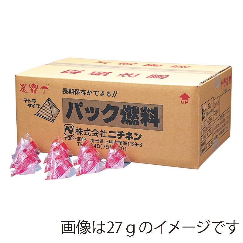 ニチネン パック燃料　テトラタイプ 17g 5011 1箱（ご注文単位1箱）【直送品】