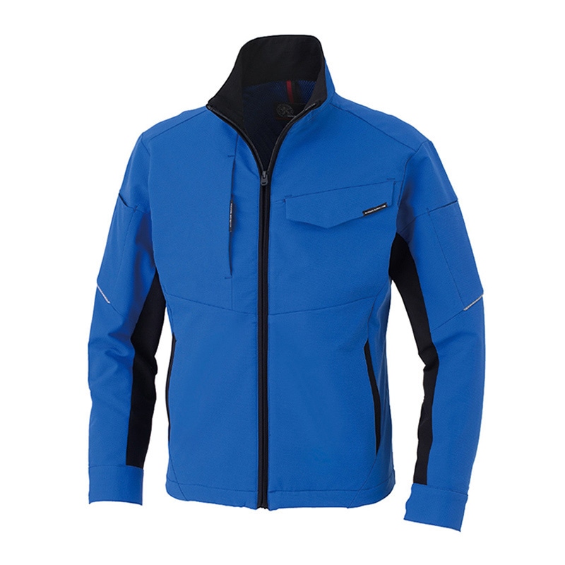 コーコス信岡 ストレッチブルゾン A-7160 ブルー L 1枚（ご注文単位1枚）【直送品】