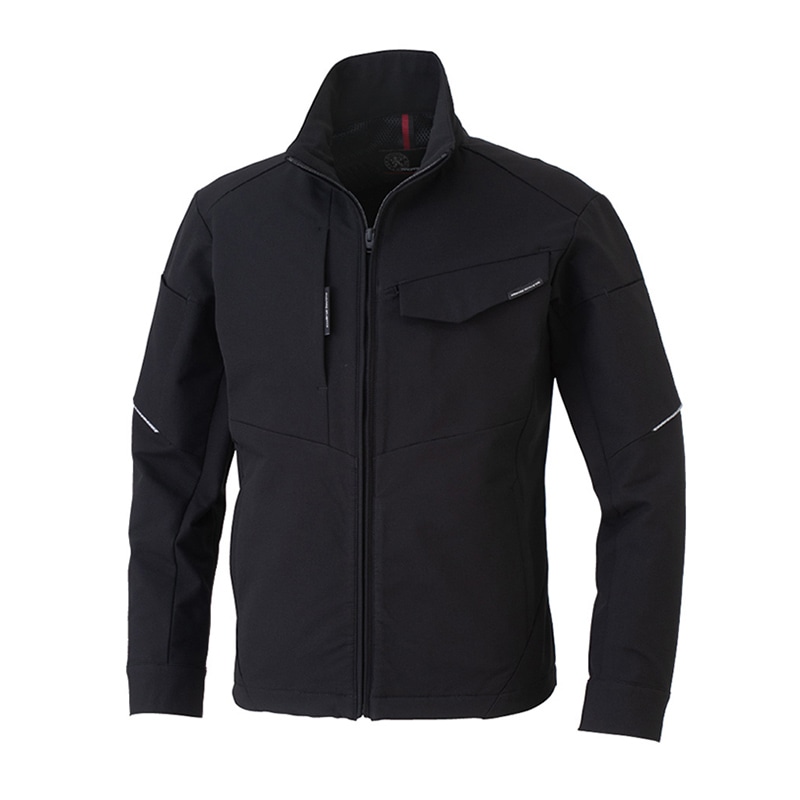 コーコス信岡 ストレッチブルゾン A-7160 ブラック 6L 1枚（ご注文単位1枚）【直送品】