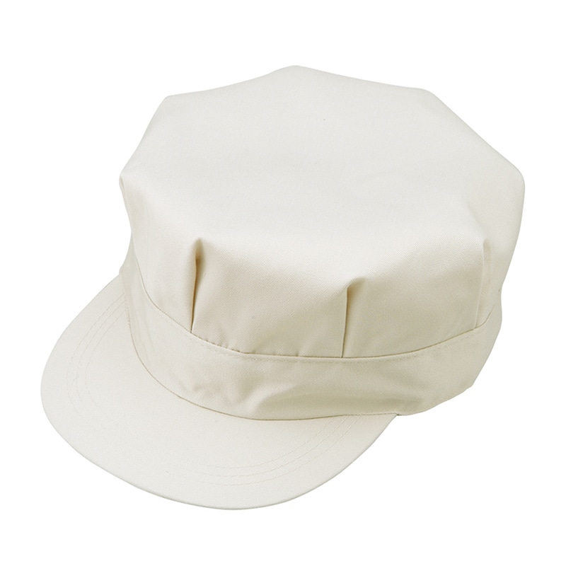 コーコス信岡 製品制電八方型帽子 J-1466 アイボリー M 1個（ご注文単位1個）【直送品】