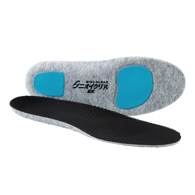 コーコス信岡 ニオイクリア カップインソール 超衝撃吸収タイプ G-224 ブラック L 26~28cm 1個（ご注文単位1個）【直送品】