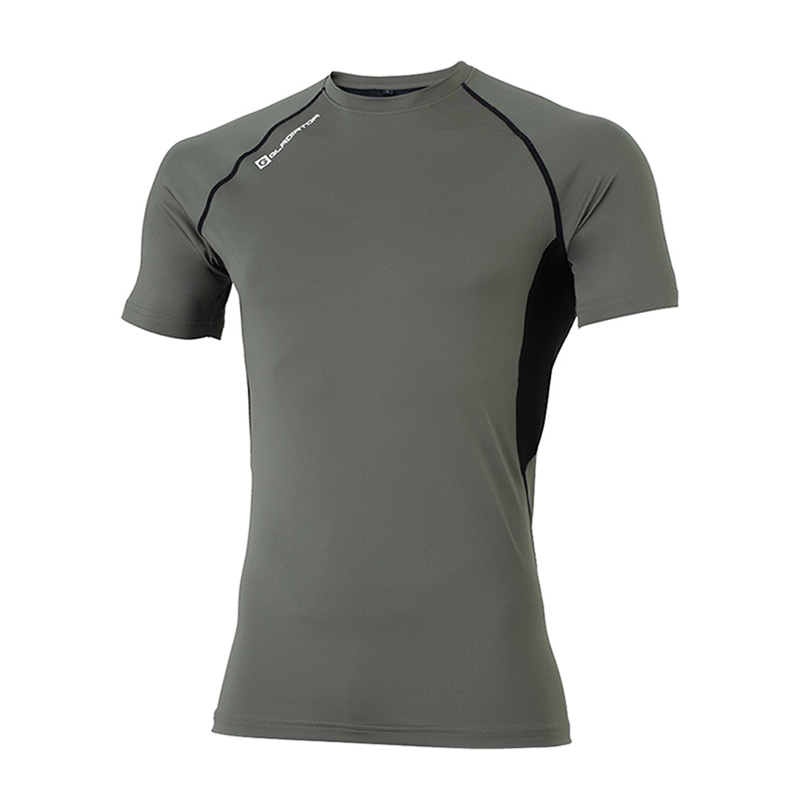 コーコス信岡 ドライパワーサポート 半袖 G-817 アーミー M 1枚（ご注文単位1枚）【直送品】