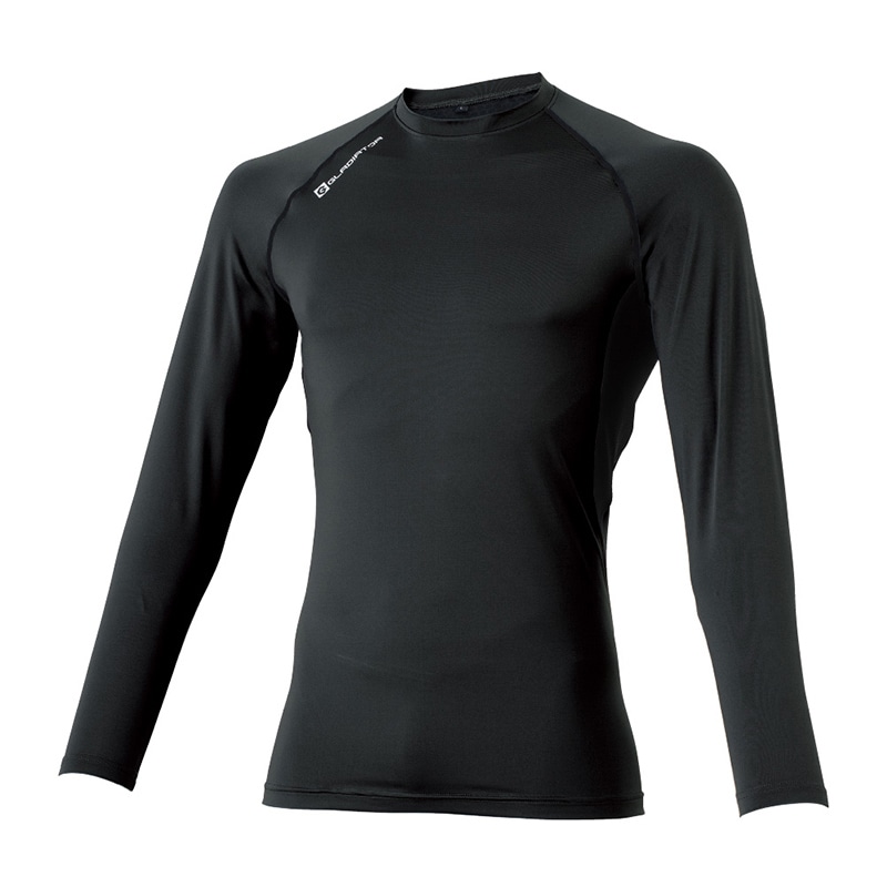 コーコス信岡 ドライパワーサポート 長袖 G-818 ブラック 4XL 1枚（ご注文単位1枚）【直送品】