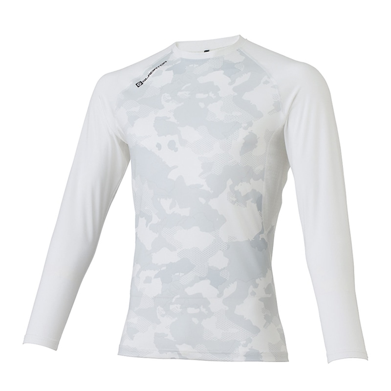 コーコス信岡 ドライパワーサポート 長袖 G-818 ホワイトカモ XXL 1枚（ご注文単位1枚）【直送品】