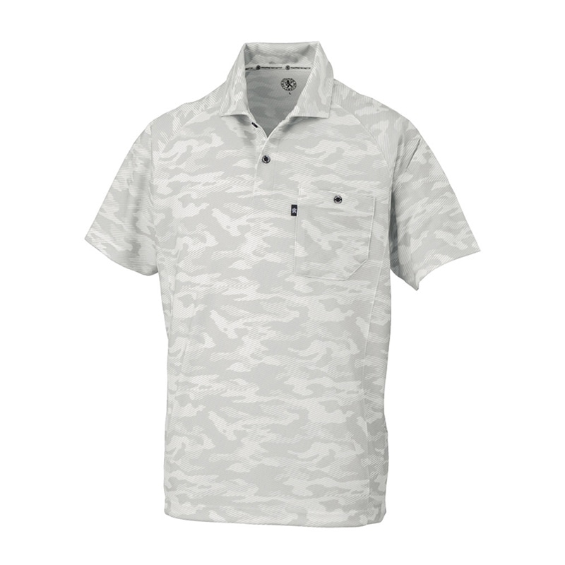 コーコス信岡 半袖ポロシャツ リラックスフィット AS-1757 ディアゴホワイト LL 1枚（ご注文単位1枚）【直送品】