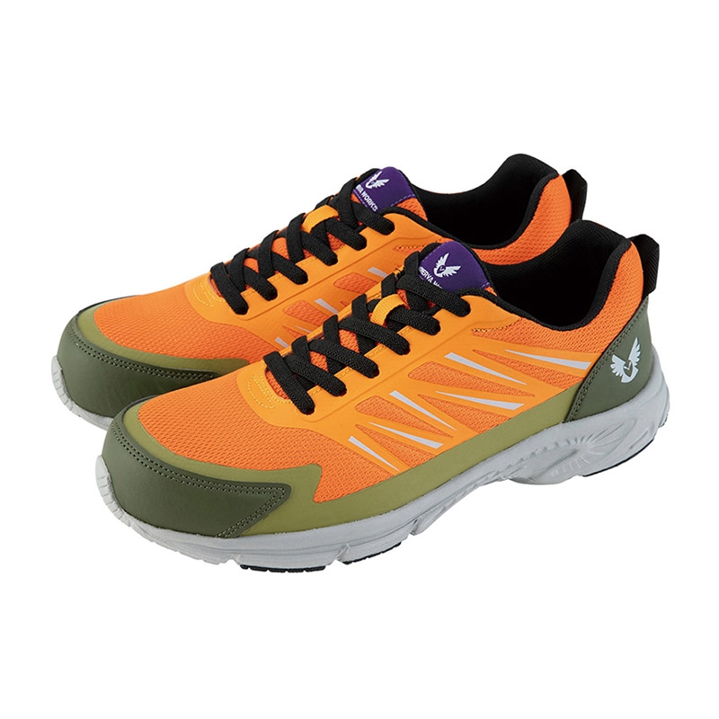 コーコス信岡 フライワーク セーフティスニーカー 1.0 MW-3101 サーモン 26cm 1組（ご注文単位1組）【直送品】