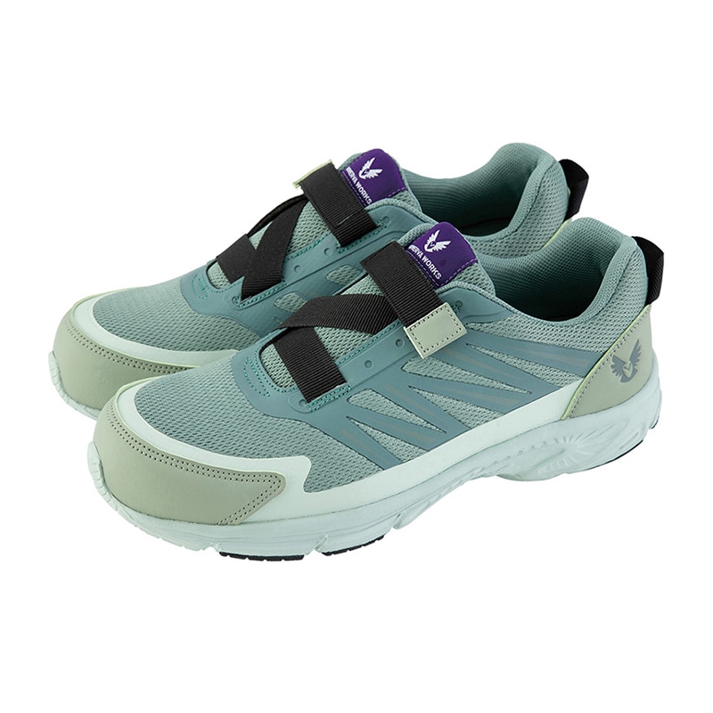 コーコス信岡 フライワーク セーフティスニーカー 1.5 MW-3102 プロアーミー 24.5cm 1組（ご注文単位1組）【直送品】