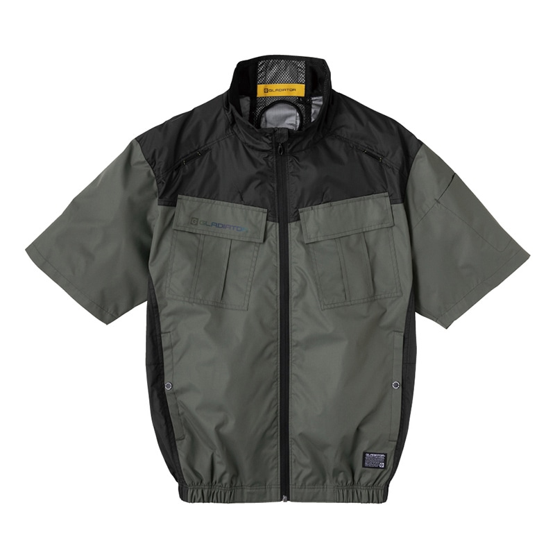 コーコス信岡 ボルトクール 日傘遮熱 半袖ブルゾン G-4040 ローレル M 1枚（ご注文単位1枚）【直送品】