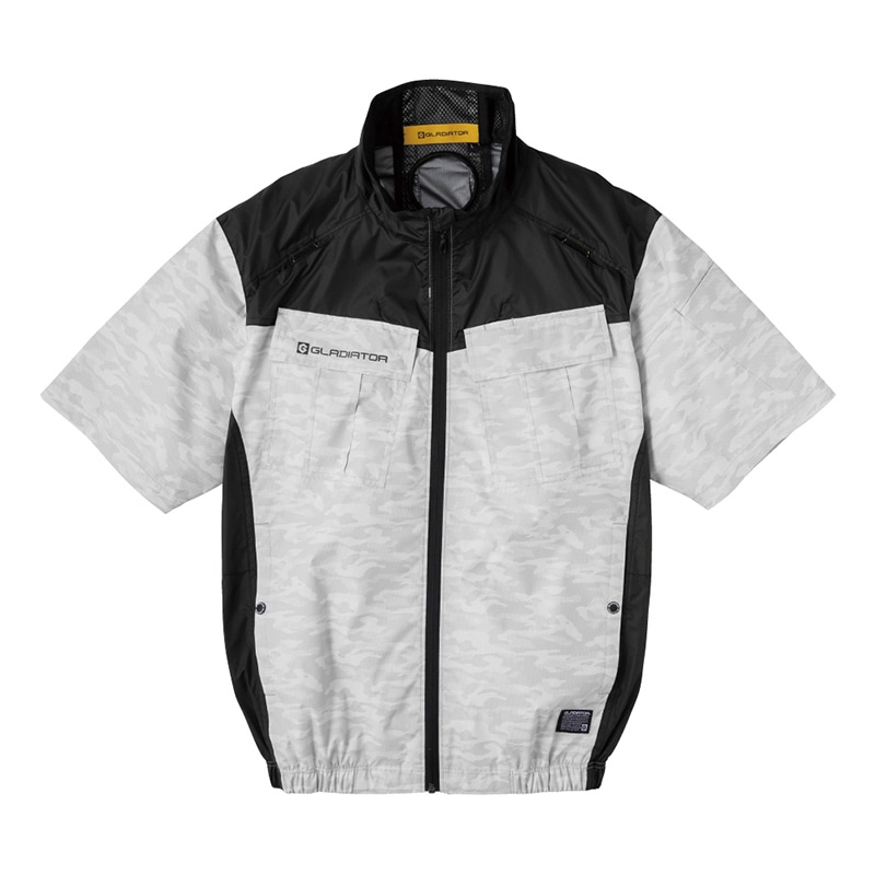 コーコス信岡 ボルトクール 日傘遮熱 半袖ブルゾン G-4040 ディアゴホワイト XXL 1枚（ご注文単位1枚）【直送品】