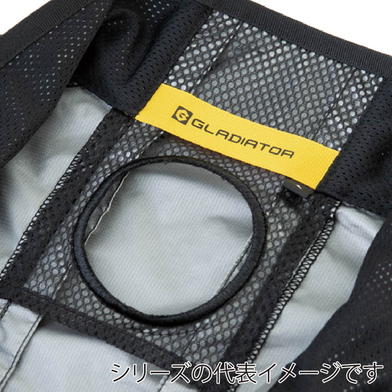 コーコス信岡 ボルトクール 日傘遮熱 ベスト G-4049 ディアゴブラック XXL 1枚（ご注文単位1枚）【直送品】