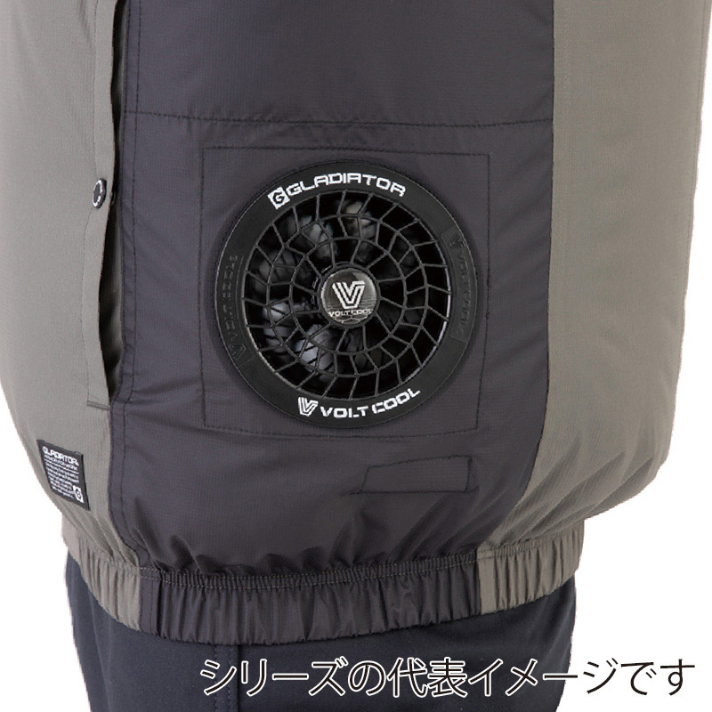 コーコス信岡 ボルトクール 日傘遮熱 ベスト G-4049 ディアゴブラック 3XL 1枚（ご注文単位1枚）【直送品】