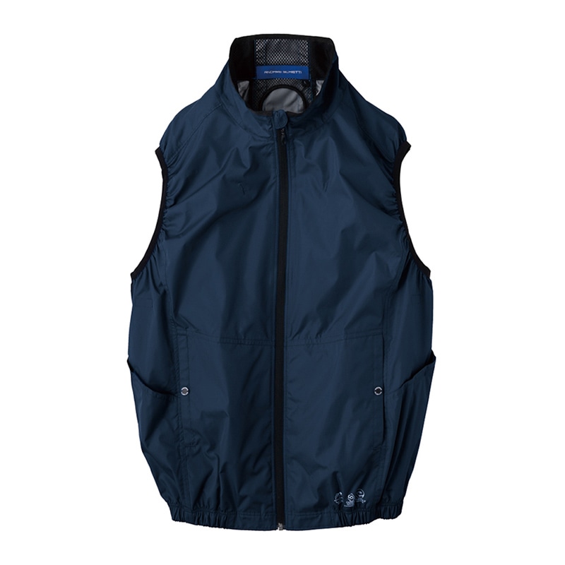 コーコス信岡 エコ・ボルトクール 日傘遮熱 ベスト AE-4069 ネイビー 4XL 1枚（ご注文単位1枚）【直送品】