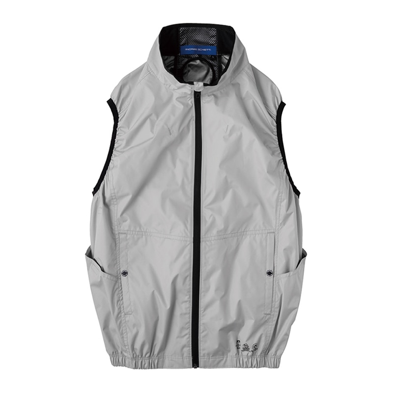 コーコス信岡 エコ・ボルトクール 日傘遮熱 ベスト AE-4069 シルバー L 1枚（ご注文単位1枚）【直送品】