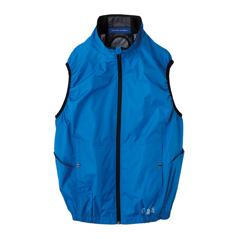 コーコス信岡 エコ・ボルトクール 日傘遮熱 ベスト AE-4069 ブルー 3XL 1枚（ご注文単位1枚）【直送品】