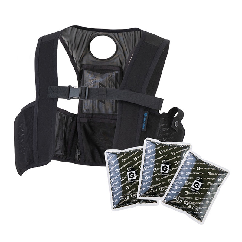 コーコス信岡 アイスベスト&アイスパック3個セット GI-409 3XL 1個（ご注文単位1個）【直送品】