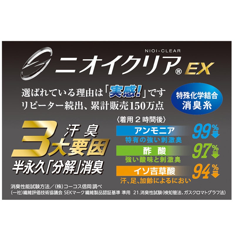 コーコス信岡 ニオイクリア エコ制電 長袖ポロシャツ AE-1728 ブルー M 1枚（ご注文単位1枚）【直送品】