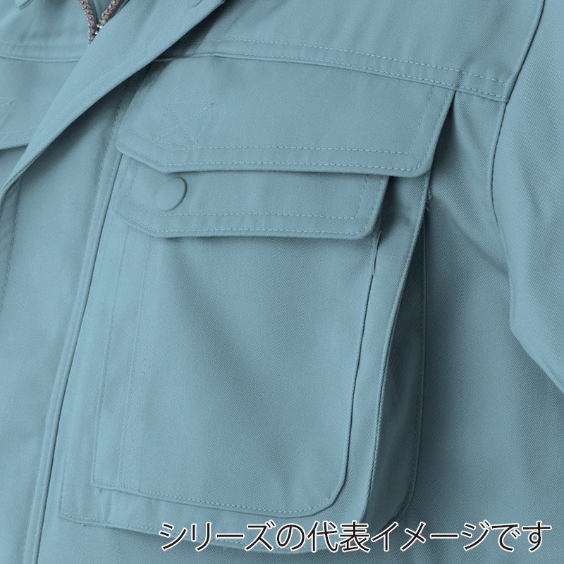 コーコス信岡 製品制電 ブルゾン 前ファスナー J-1461 モスグリーン L 1枚（ご注文単位1枚）【直送品】