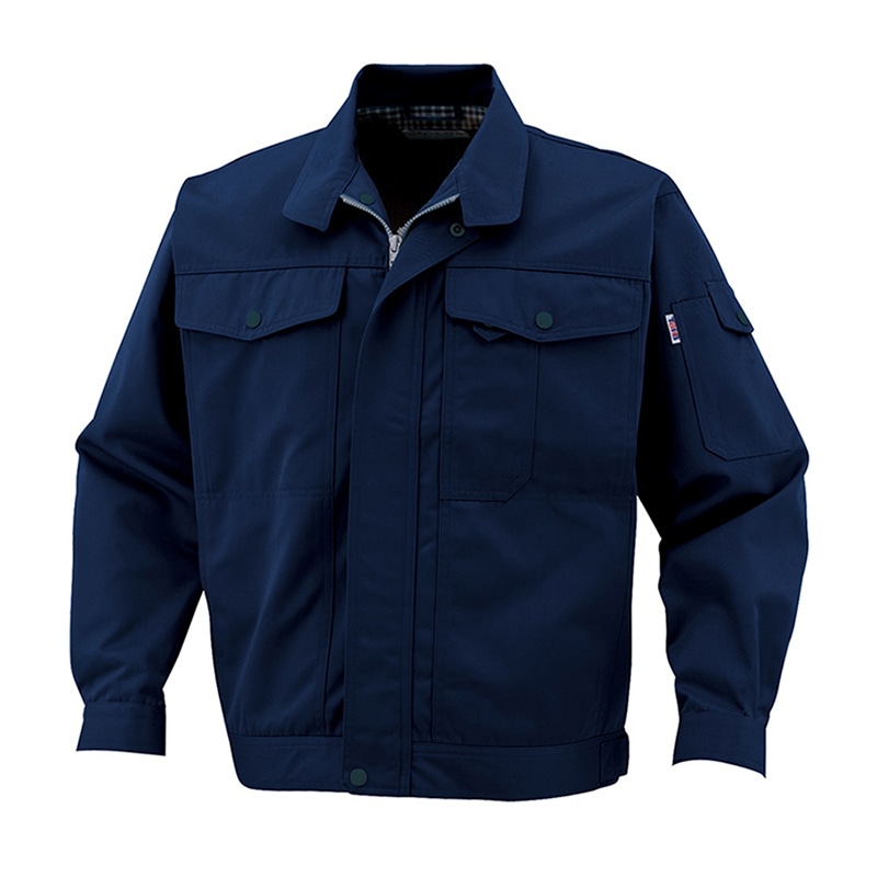 コーコス信岡 製品制電 ブルゾン 前ファスナー J-1460 ネイビー EL 1枚（ご注文単位1枚）【直送品】