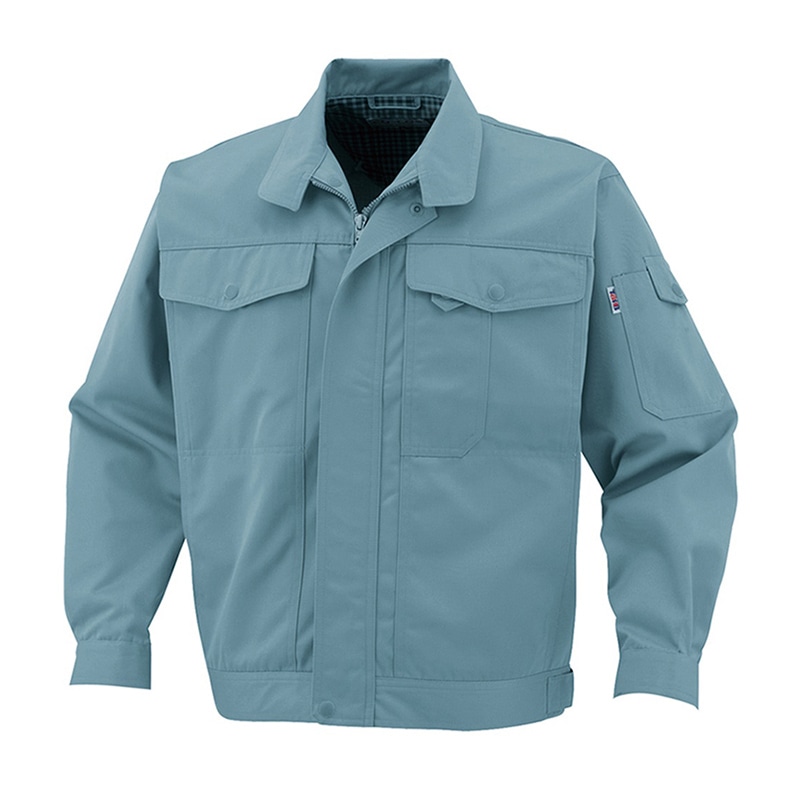 コーコス信岡 製品制電 ブルゾン 前ファスナー J-1460 ペールブルー EL 1枚（ご注文単位1枚）【直送品】