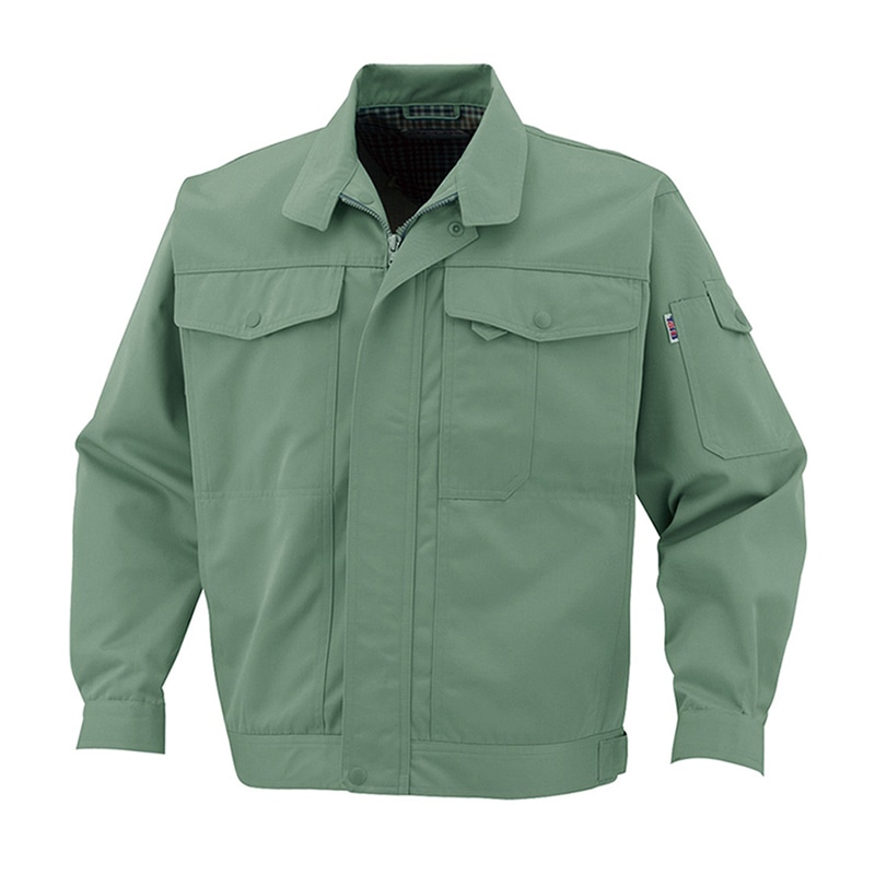 コーコス信岡 製品制電 ブルゾン 前ファスナー J-1460 グリーン S 1枚（ご注文単位1枚）【直送品】