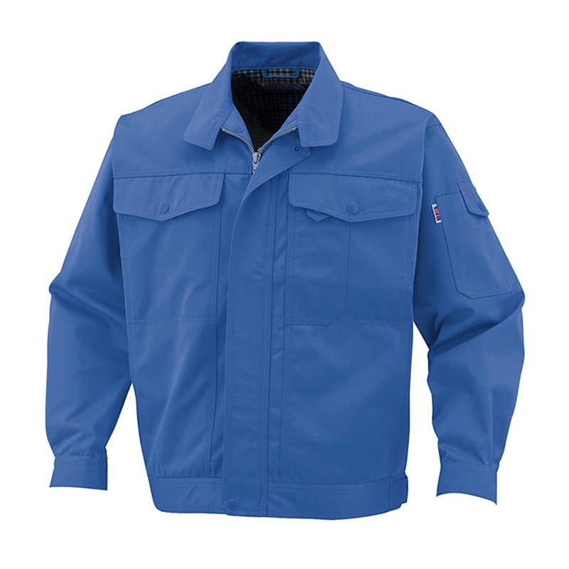 コーコス信岡 製品制電 ブルゾン 前ファスナー J-1460 スカイブルー EL 1枚（ご注文単位1枚）【直送品】