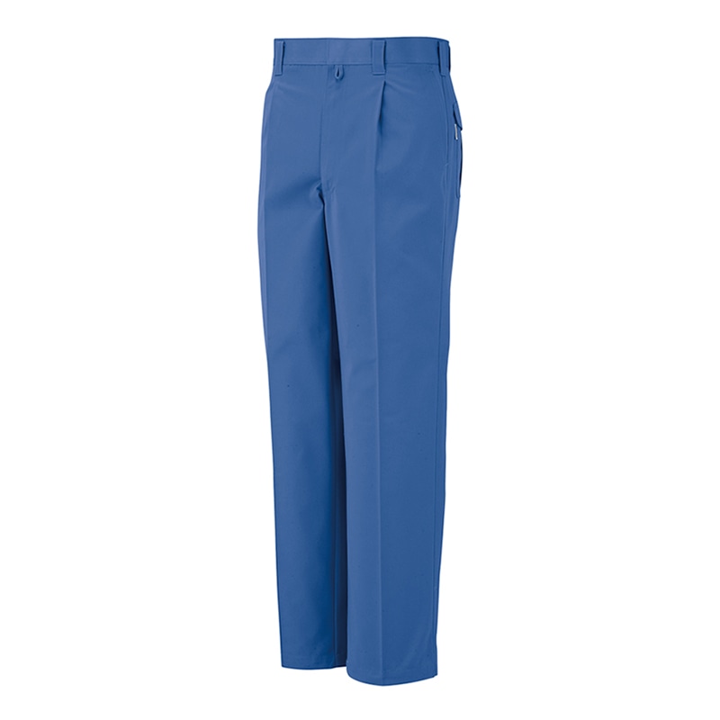 コーコス信岡 製品制電 ワンタックスラックス J-1463 スカイブルー 95cm 1枚（ご注文単位1枚）【直送品】