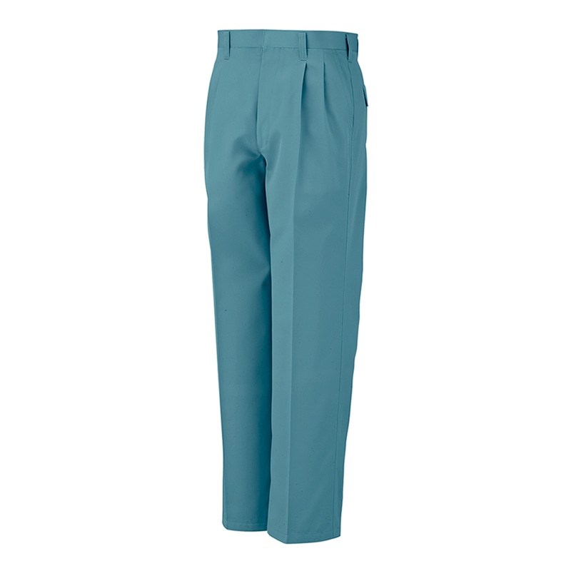 コーコス信岡 エコ ツータックスラックス H-1193 グリーン 115cm 1枚（ご注文単位1枚）【直送品】