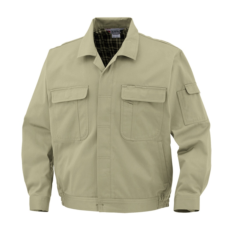 コーコス信岡 ブルゾン 前ヒヨクボタン仕様 8502 マスタード M 1枚（ご注文単位1枚）【直送品】