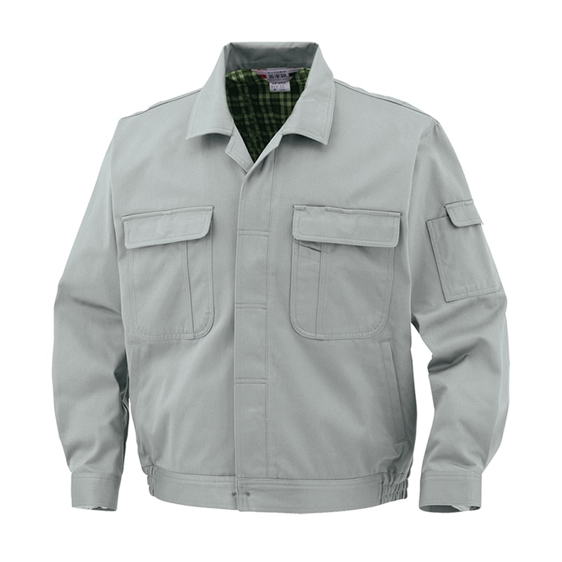 コーコス信岡 ブルゾン 前ヒヨクボタン仕様 8502 グリーン S 1枚（ご注文単位1枚）【直送品】