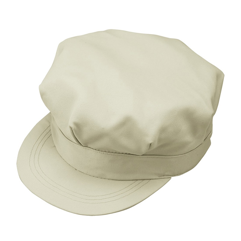 コーコス信岡 エコ八方型帽子 H-1196 アイボリー L 1個（ご注文単位1個）【直送品】