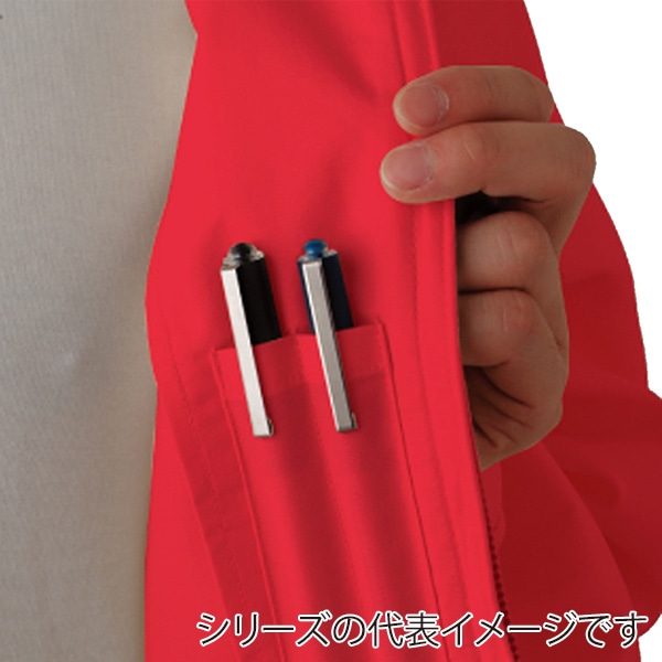 コーコス信岡 ブルゾン K-1110 レッド 5L 1枚（ご注文単位1枚）【直送品】